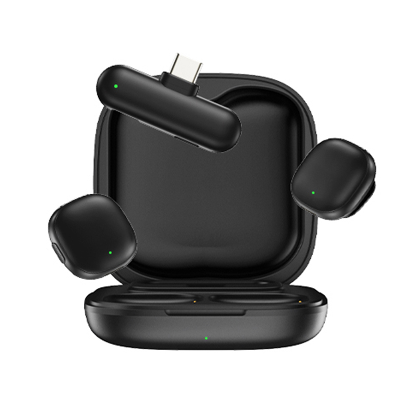 AI θορύβου -ακύρωση Lapel Mic Pro - 48kHz/24bit & 200m ασύρματο για επαγγελματίες